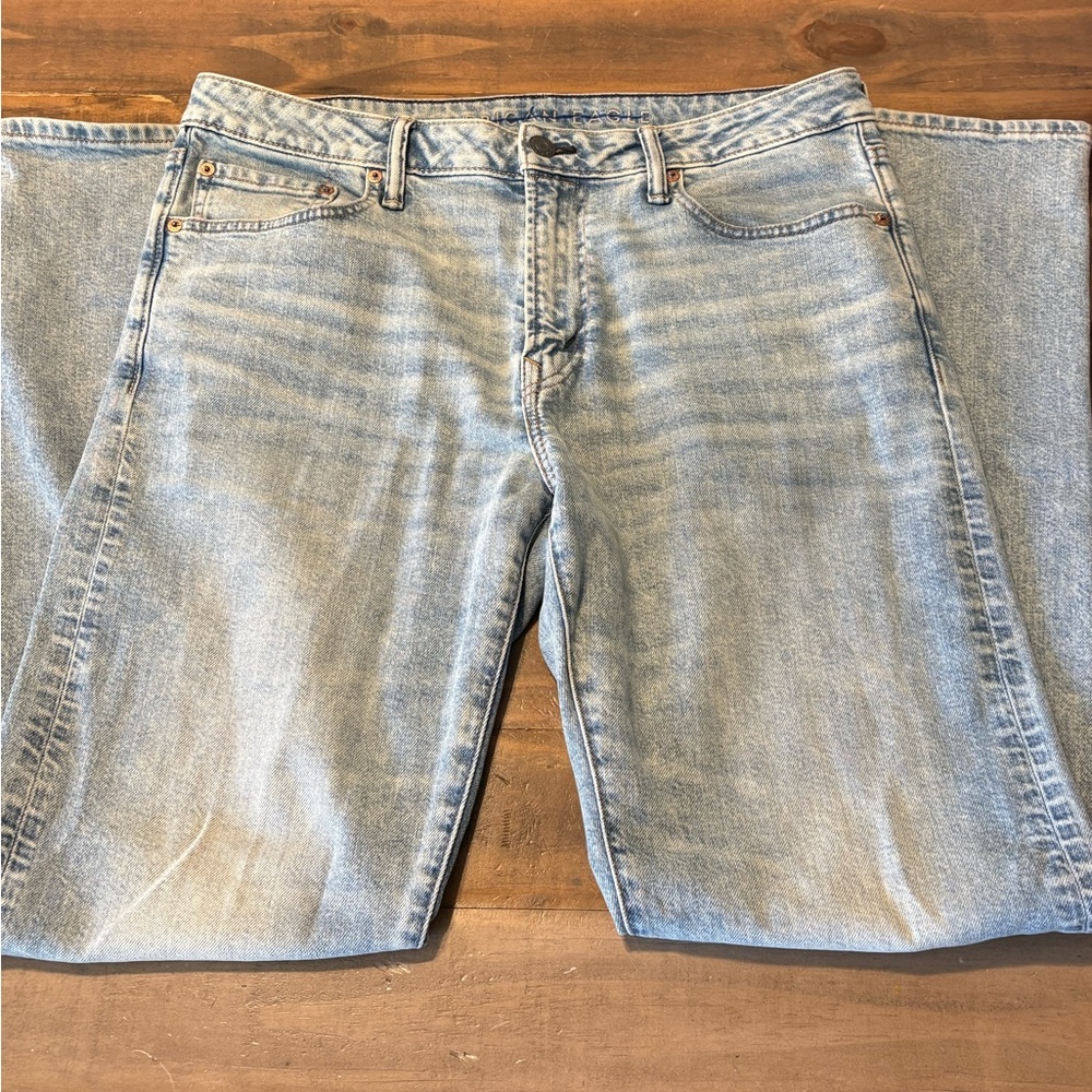 American Eagle Outfitters Light Blue Relaxed Men's Jeans